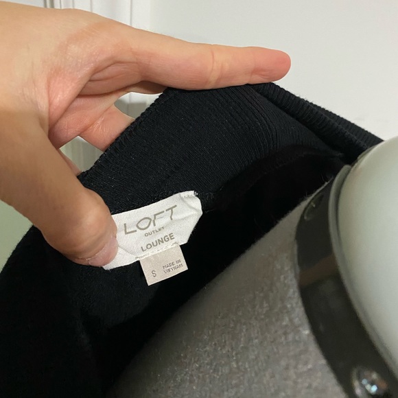Loft lounge black dolman sleeve top - Picture 5 of 6
